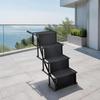 Foldable Pet Stairs Sturdy Stair Ladder Folding Dog Easy to Climb