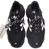 Balenciaga 712821 Sneakers Black Leather Mens