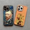 Creative Oil Painting Silicone Phone Case For Iphone 16 15 14 Pro Max 13 12 11 Pro Max XS XS XR 7 8 Plus SE2 Shockproof Cover