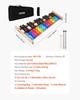 Glockenspiel Xylophone, 27 Notes, Professional Xylophone Percussion Instrument, with Colorful Metal Keys, Includes 4 Mallets, Carrying Bag, Beginner