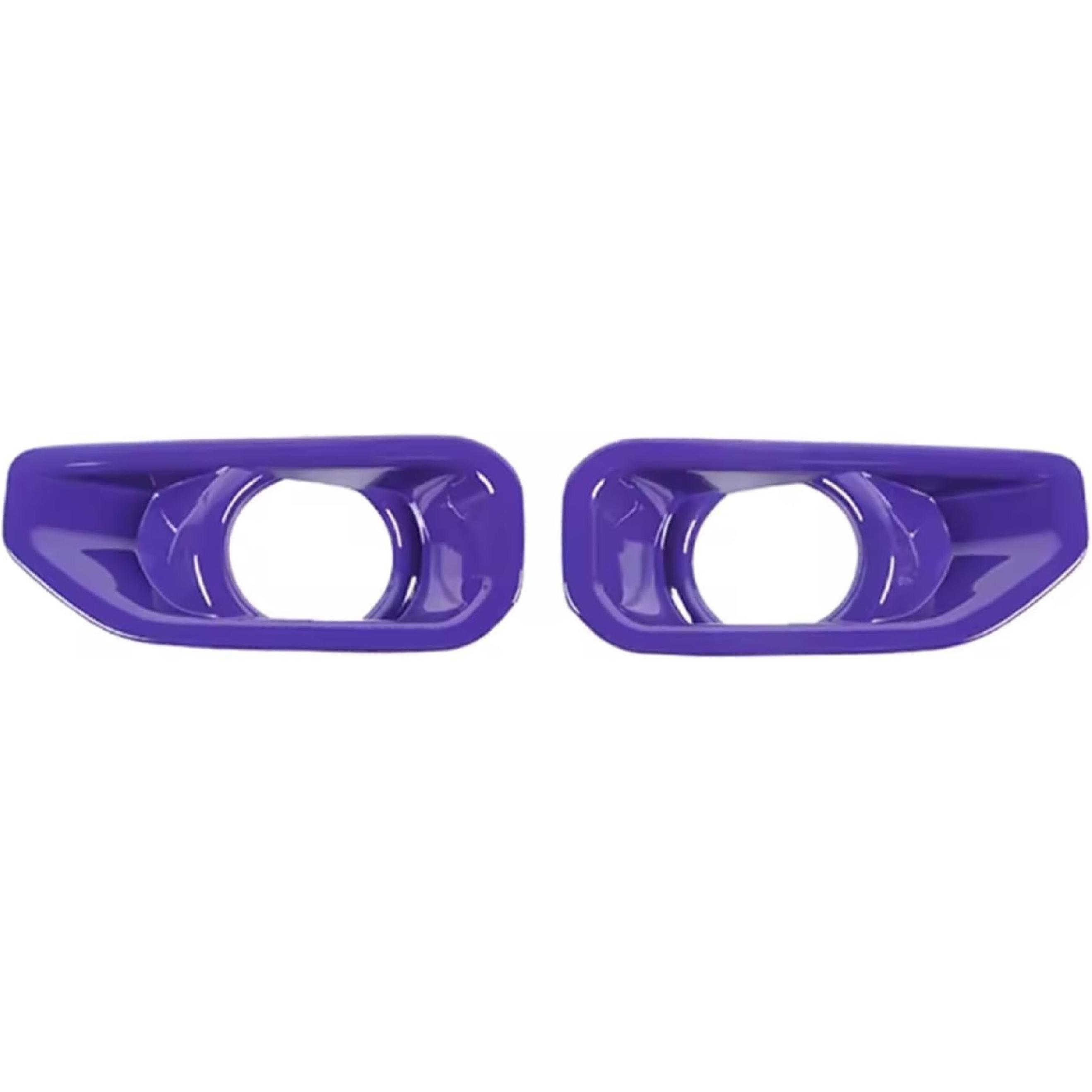 

Car Front Fog Light Lamp Decoration Cover Compatible for Jeep Wrangler JL Gladiator JT 2018 2019 2020 2021 Up Exterior Accessories(Purple) фиолетовый