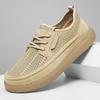 Men's Shoes Sandals Summer Work Shoes All Soft Genuine Leather Casual Walking Old-fashioned Men's Shoes Loafer