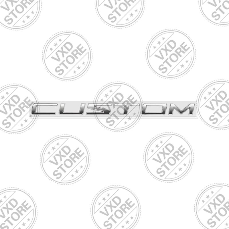 For Ford Transit Custom Lettering Car 3D Metal Logo Badge Decals Sticker Car Auto Rear Trunk Alphabet Emblem Styling Stickers