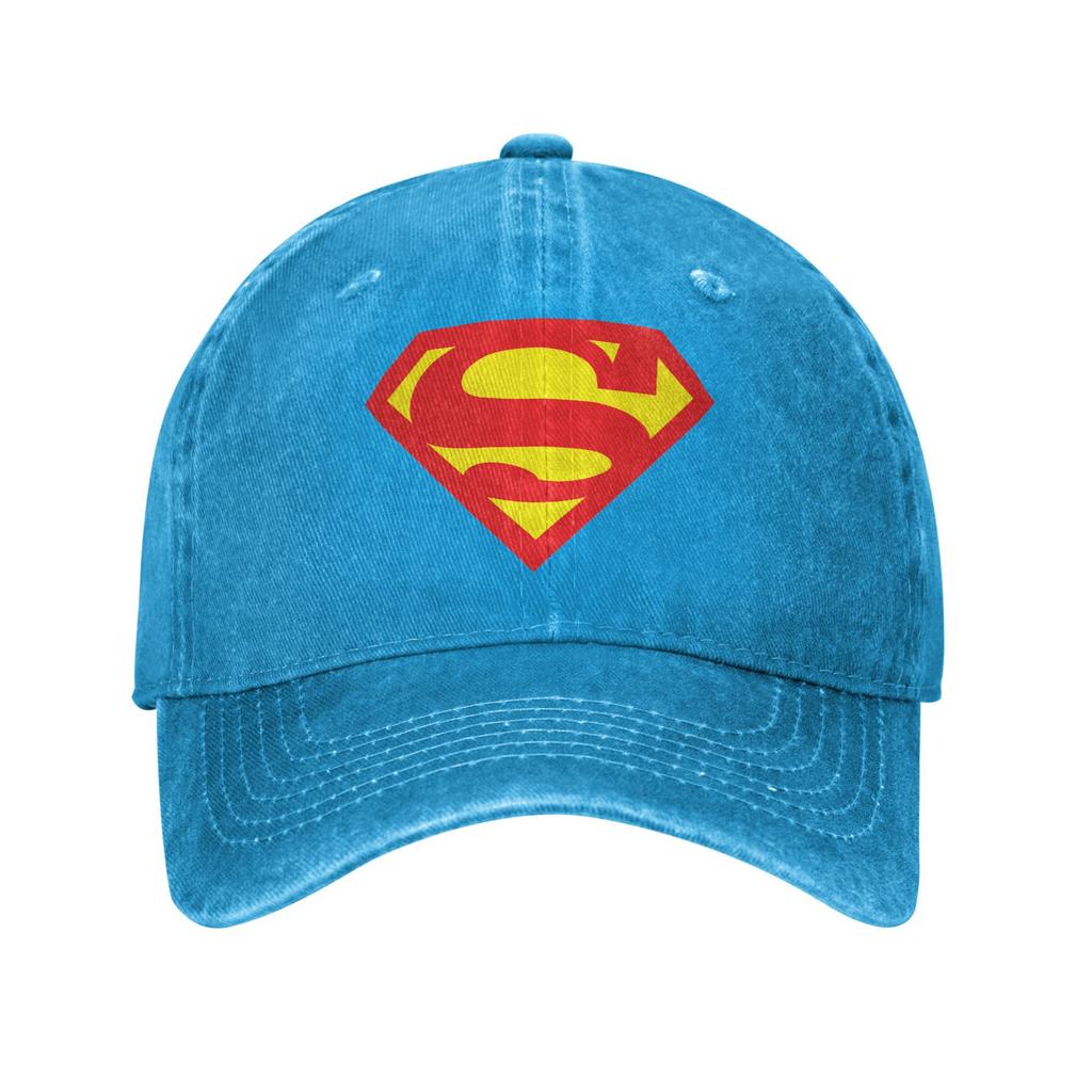 Supermans Logo Trucker Hat Outfit For Men Women Baseball Caps Classic Headwear Snapback Caps Adjustable