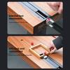 Precision Aluminium Alloy Woodworking Table Tail Clamps Quick Fixing vice with 20mm Hole Woodworking Benches Fixture Vise Clamp