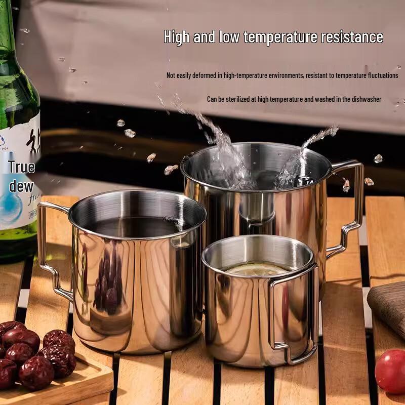 Outdoor 304 Stainless Steel Camping Mug