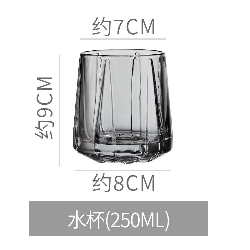 Creative Sword Patterned Crystal Glass Cup, Colored Electroplated Whiskey Glass, High-value Beer Glass, Cold Brew Coffee Cups