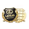 QDDY3 2Pcs 3D Metal Emblem Sticker Car Badge Decoration Decals For Lexus FSPORT LBX NX RX 350h 450h ES UX 300e GS GX IS LS LX CT LC