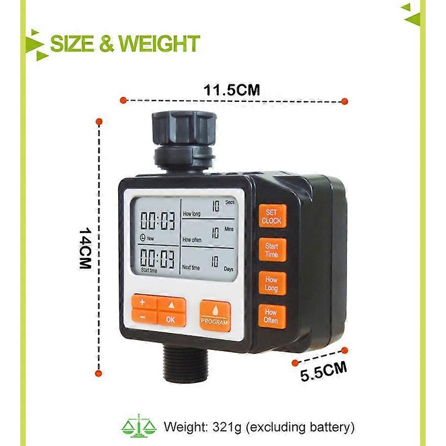 Programmable Garden Watering Timer Automatic Watering Irrigation Programmer For Greenhouse Drip Water System Controller