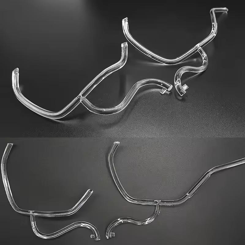 

Новый Для BMW 5 серии G30 G38 LCI 2018-2020 Светодиодный ДХО Дневные Ходовые Огни Направляющая Замена Фары Ангельские Глаза Оргстекло 2pcs right headlight