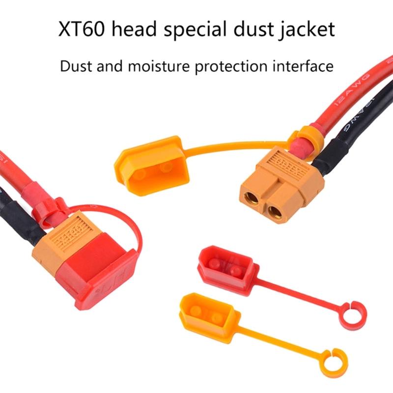 Durability XT60 Plug Dustproof and Leakproof Safety Caps XT60 Connector Covers for Secure Electrical Connections