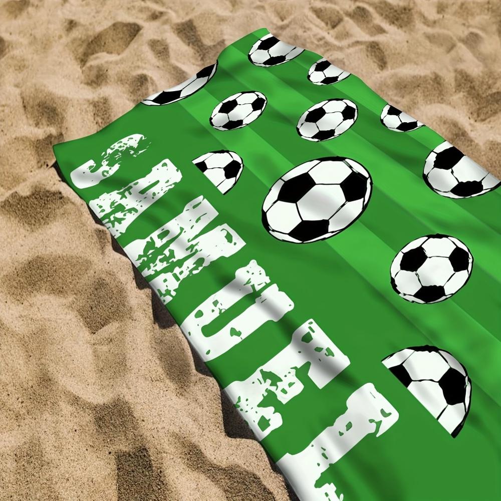 Custom Name Beach Towel Personalized Self‑Defined Name Microfiber Quick Dry Soft Absorbent Large Beach Towel for Summer Vacation