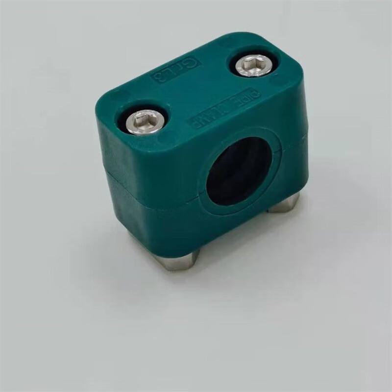 Lightweight Plastic Hexagonal Rail Pipe Clamp