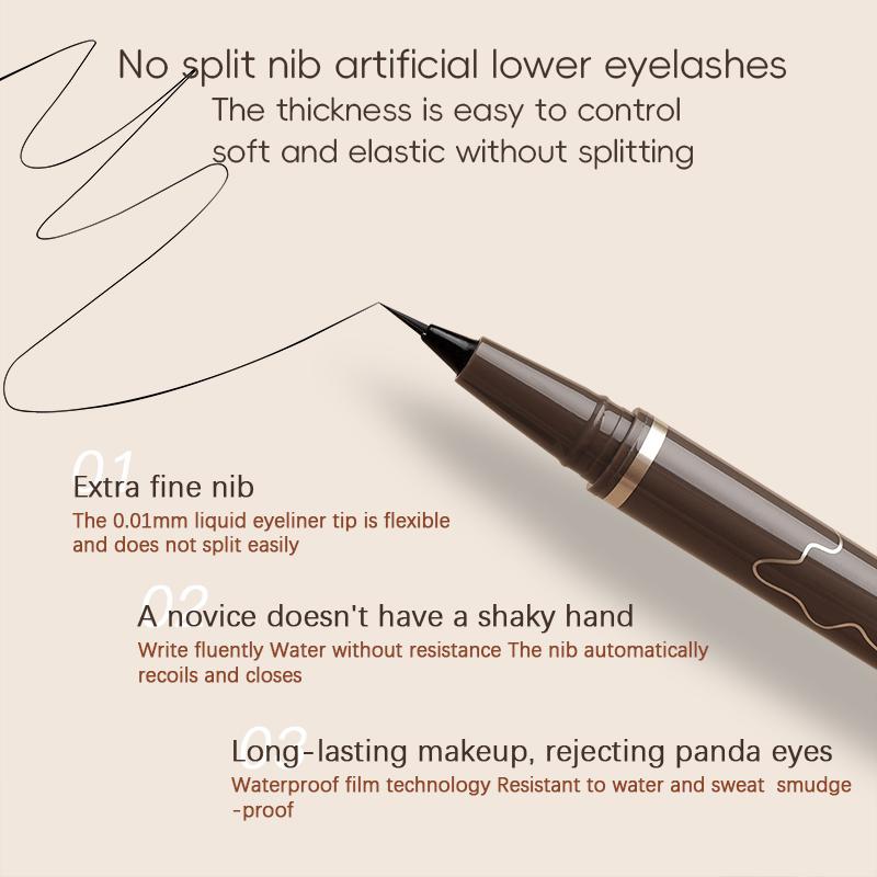 Smooth Very Fine Eyeliner Pen Longacting Quickdrying Waterproof Eyeliner Pen Suitable For Beginners Girls Holiday Gifts