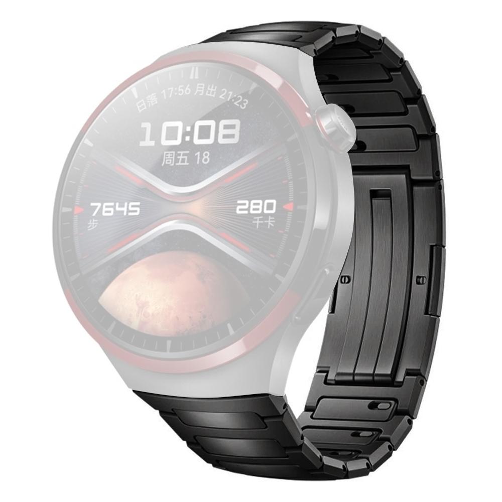 For Huawei Watch 4 Pro Titanium Alloy Watch Strap Detachable Link Wrist Band