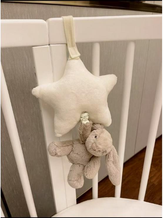 

UK Style Jellycat Music Box Plush: Pink, Blue, and Brown Pull String Rabbit & Fox Doll Complete Set with Dust Bag