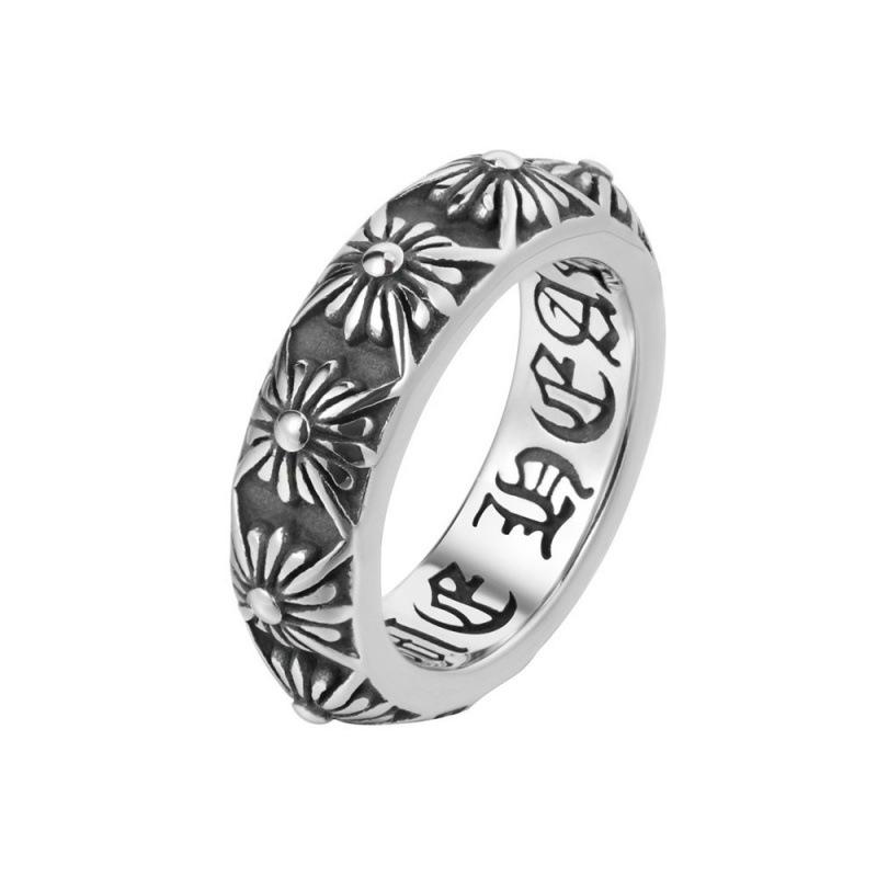 2026 European and American Personalized Retro Cross Ultra-wide Men's Jewelry Exquisite Accessories Ring