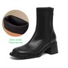 Krazing Pot Microfiber Winter Round Toe Modern Platform Size 33 Boots Size 43 Women Fashion Stretch Ankle Boots