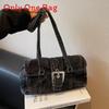 Denim Bag For Women With Large Capacity And Zipper Closure Perfect For School And Daily Use