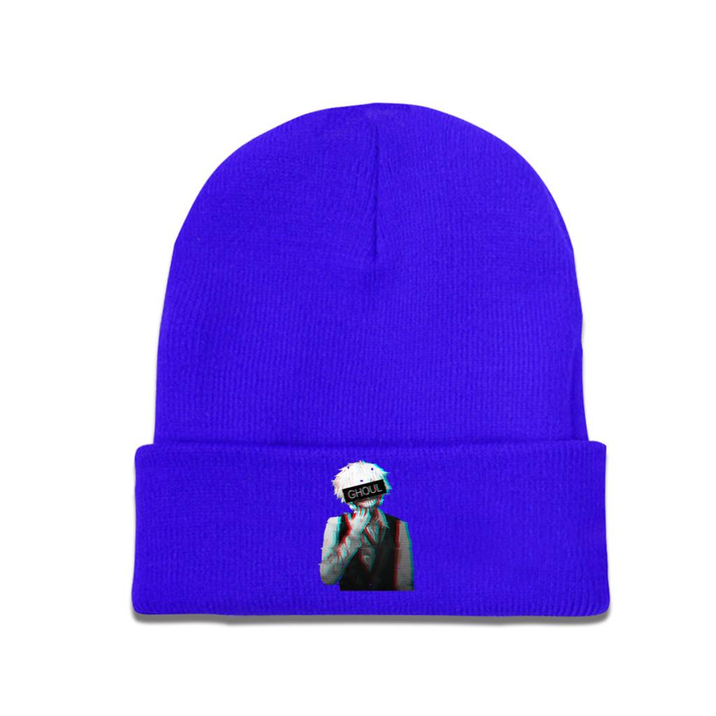 Tokyo Ghoul Ken Kaneki Knitted Hat Beanie Winter Hats Warm  Color  Cap for Unisex Women