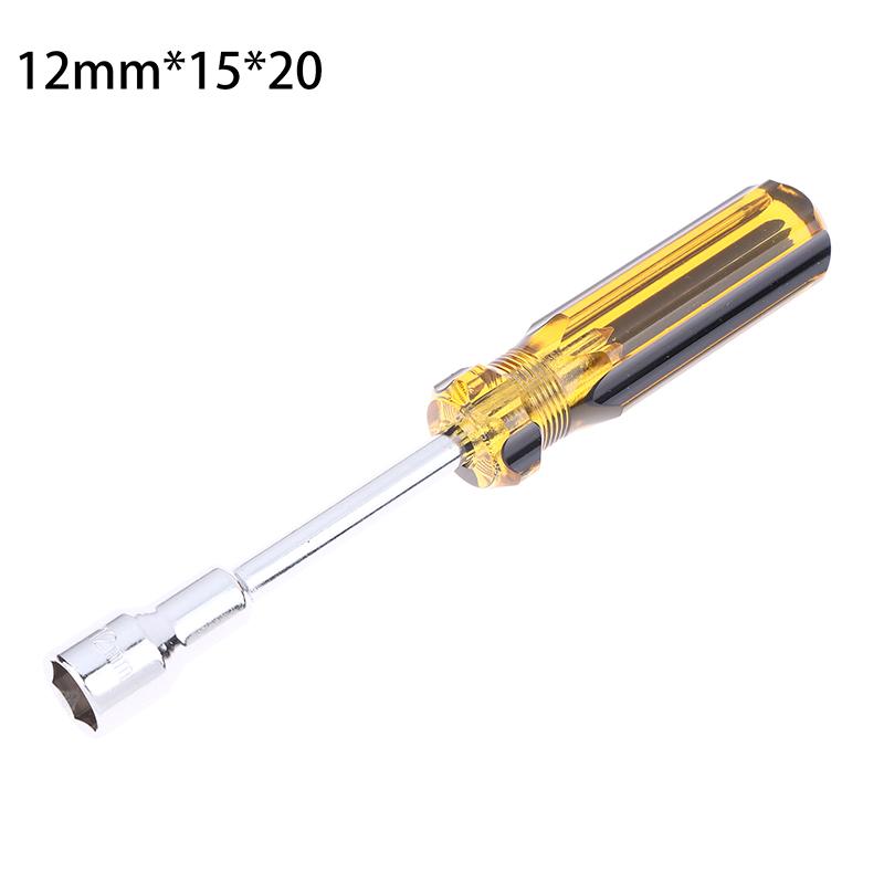 4/5/5.5/6/7/8/9/10/11/12/13/14mm Hex Socket Head Handle CRV Shaft Nut Screwdriver Nut-wrench M3 M4 Screwdriver Casing Batch Hand