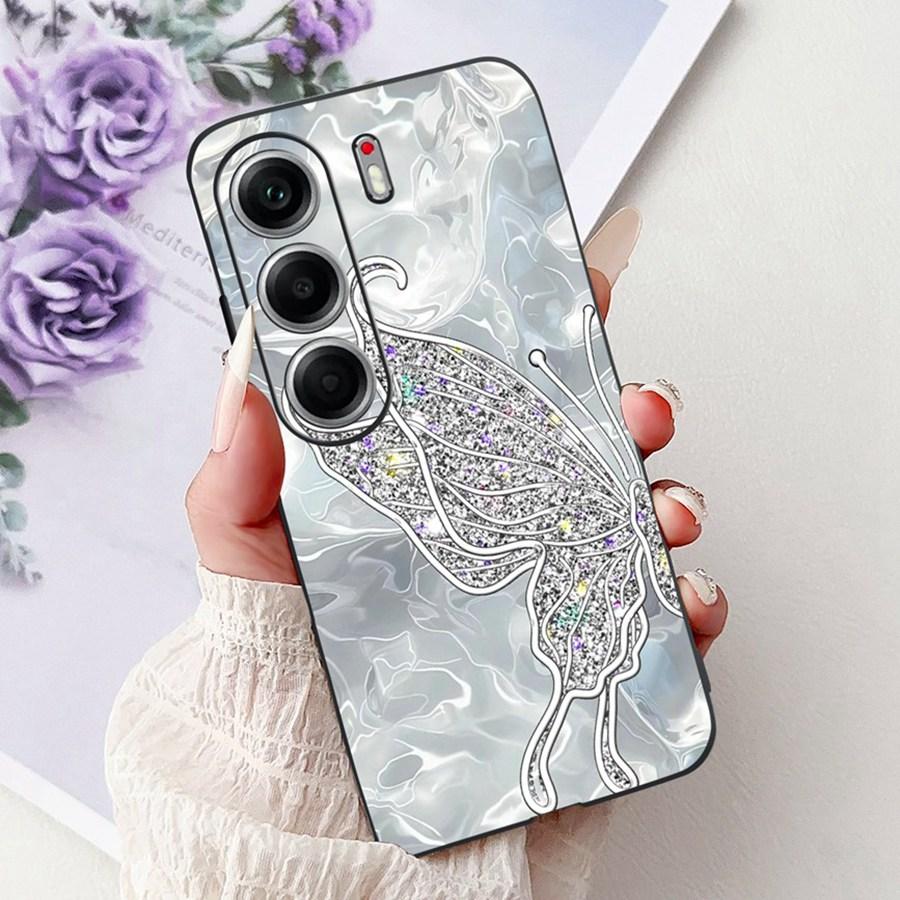 For Tecno Camon 40 Pro 5G Case CM7 Cute Cat Cool Painted TPU Soft Silicone Back Cover For Tecno Camon40 Camon 40Pro Phone Cases