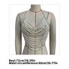 Stylish Pearls Body Necklace Fashionable Waist Chain Bra Chain Portable for Enhancing Curves At Romance Event Wear