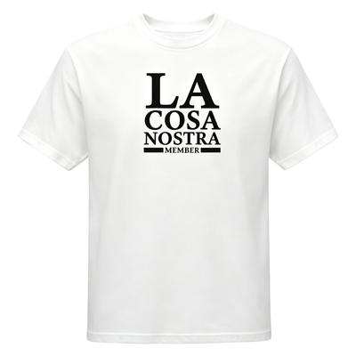 La Cosa Nostra Member Mafia Style T-Shirt