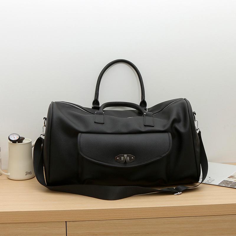 Travel bag Women s large-capacity short-distance travel Portable luggage Multifunctional PU yoga portable fitness bag