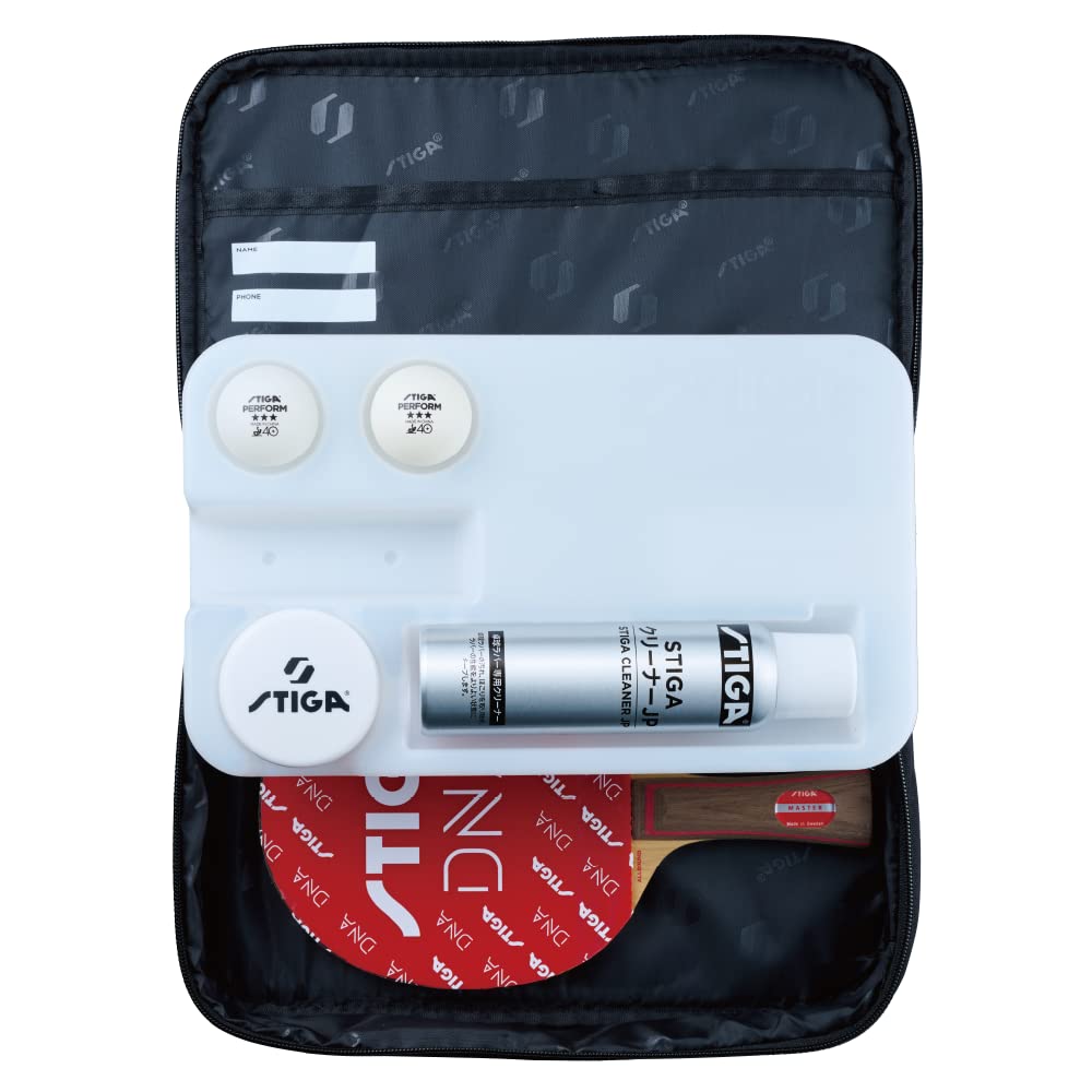 STIGA Rival JP Racket Case, Black/Pink