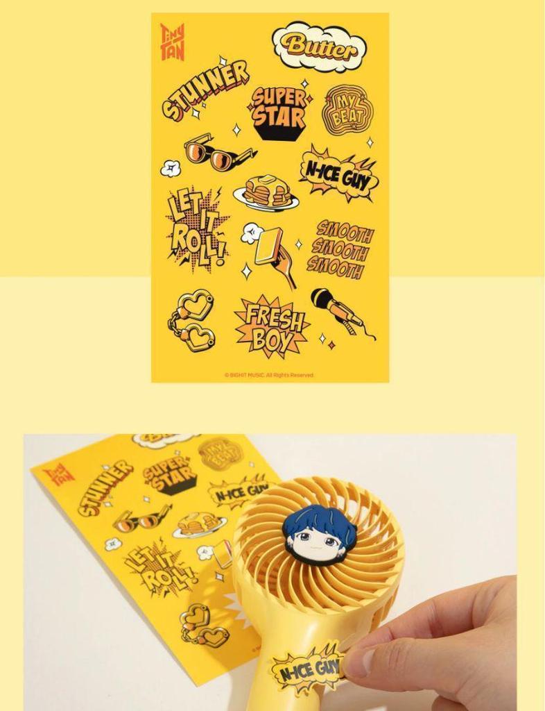 [USED] BTS Tiny Tan Jimin Portable Fan (Anonymous Shipping)
