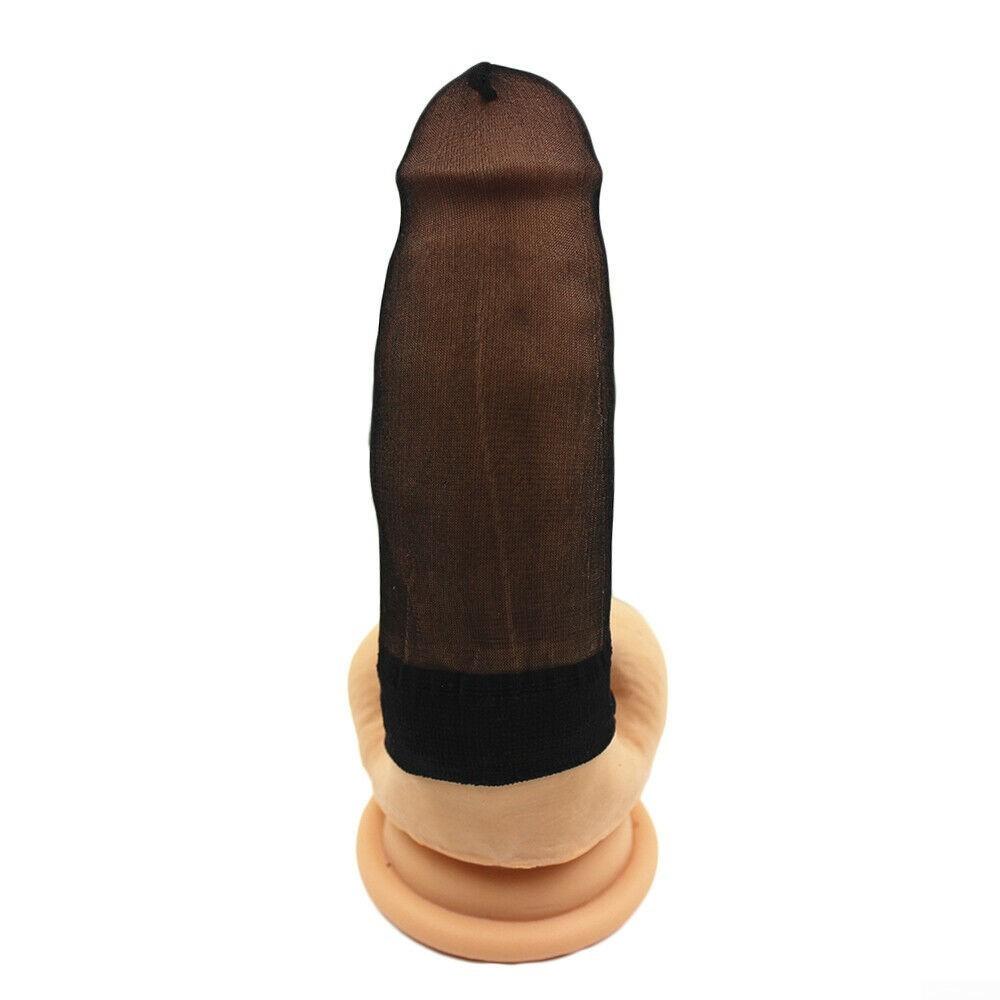 Sissy Men Gays Long Penis Sheath Sleeve Cover Up Thong Lingerie Underwear Brief