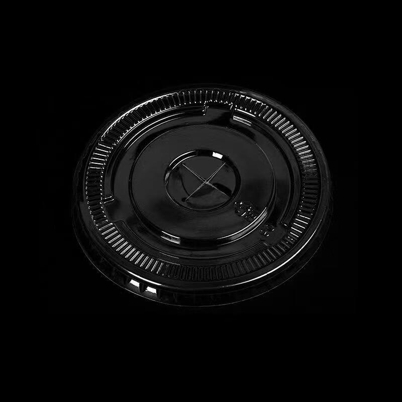 98mm Flache Plastikdeckel für Einwegbecher