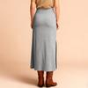 Women Casual High Elastic Waist Slimming Lady Tight Long Skirt