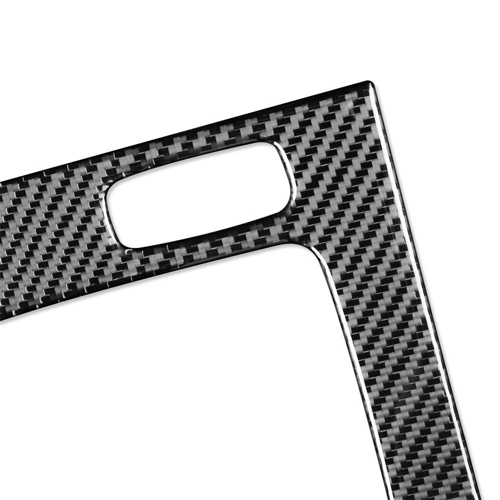 Carbon fiber shift lever cover plate for honda accord 2013-2017