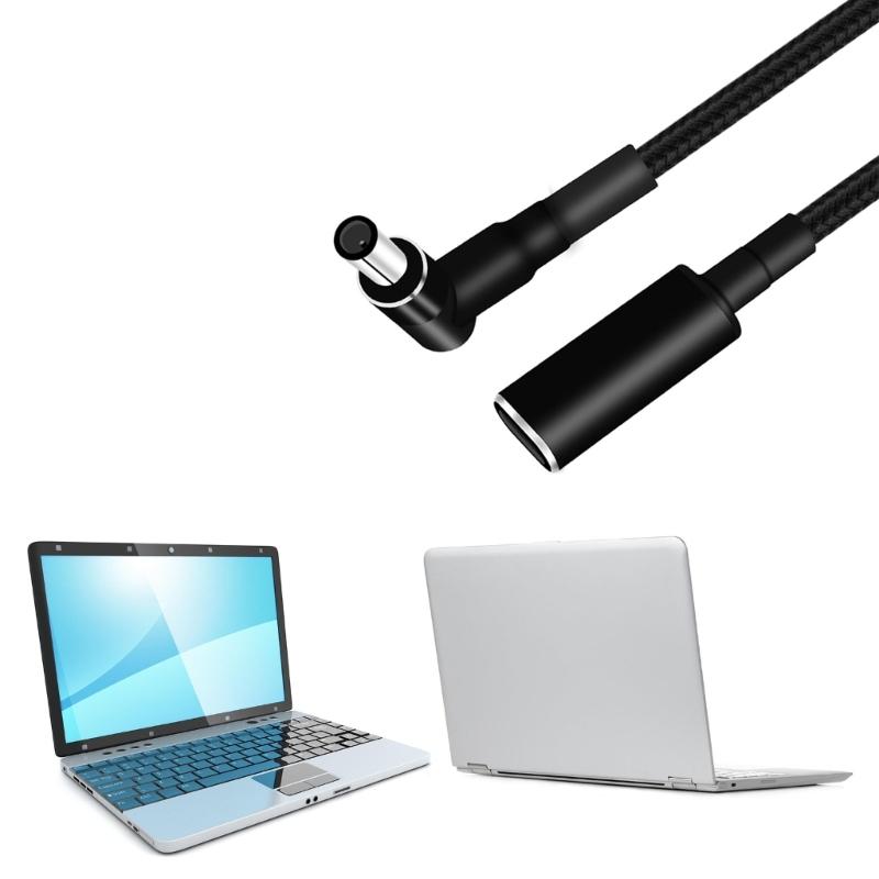 PD 100W DC6544 To USB C Cable 6.5x4.4mm Male Input To Type C Male Power Charging Cable with PD Chip