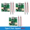 1/3PCS 3-Speed Universal Small Fan Control Board Micro USB Type-C Rechargeable Circuit Board Charging Module with Cable