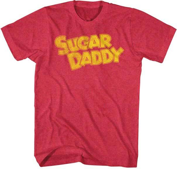 Sugar Daddy Caramel Yellow Logo Tootsie Roll Industries Candy Men T Shirt XXXL