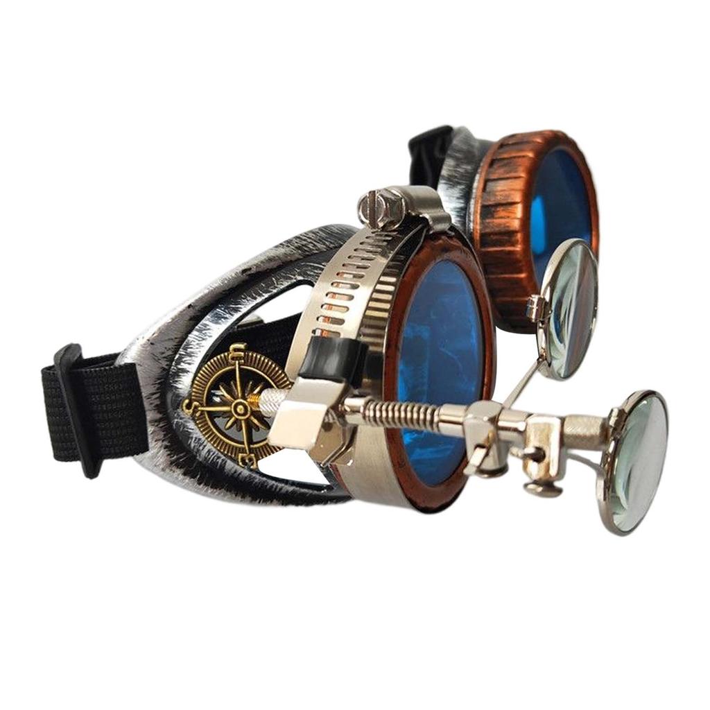 Ochelari Steampunk Funky Recuzită Foto Ochelari Punk Colorați Costum Modă Gotică Ochelari Unisex