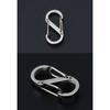 Prendre [Set of 10] Small S-Shaped Carabiners with Hooks, Stainless Steel, Lightweight, for Fastening and Connecting Accessories, Mini Size (PR-CARA10
