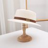 Womens Wool Felt Fedora Hat With Wide Brim Vintage Hepburn Style Winter Warm Fashion Cap