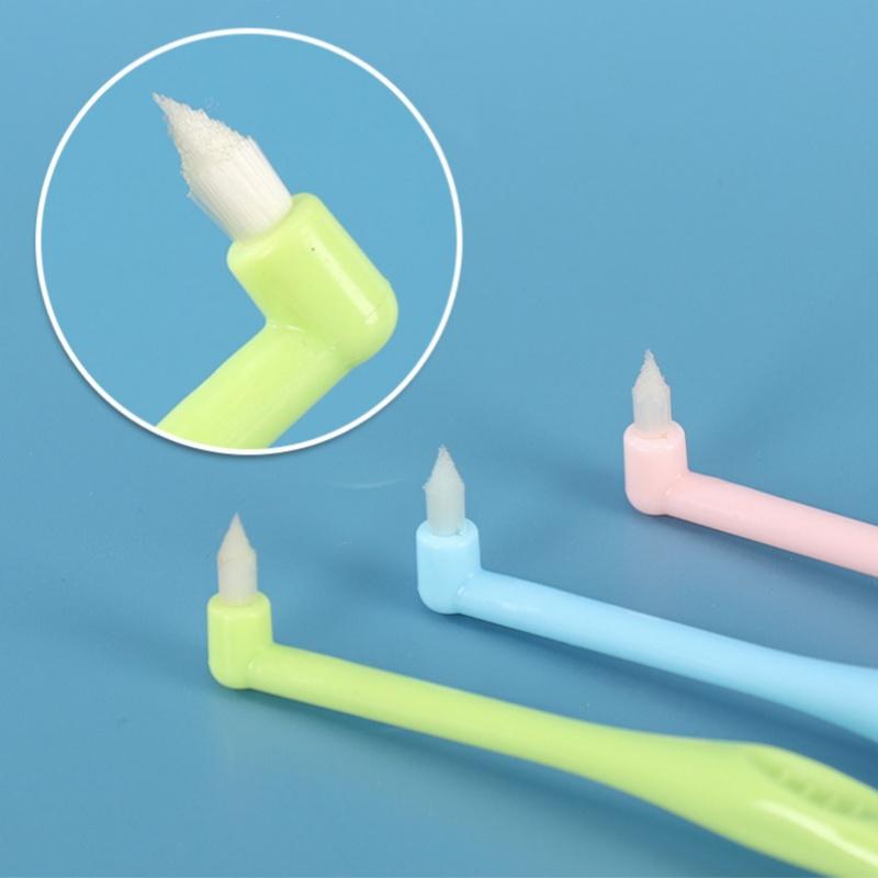 1/3pc Orthodontic Braces Toothbrush Single Tufted Small Pointed Head Brush for Clean Between Teeth in The Groove of Wisdom Tooth