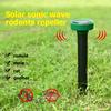 Solar Rodent Repeller Ultrasonic Mole Outdoor Garden Yard Farm Pest Control Solar Powered Rodent Mice Repeller