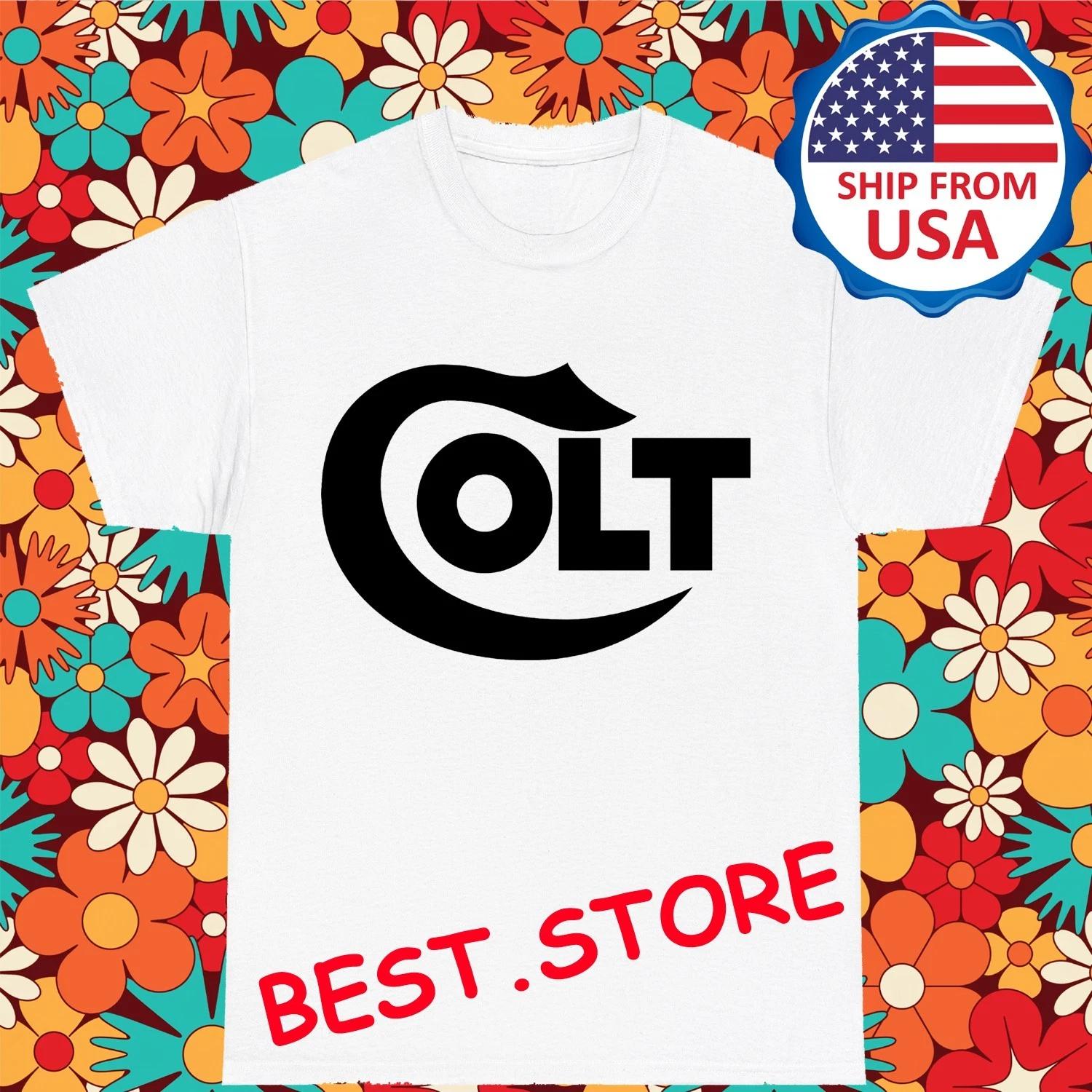 Colt Defense Guns Firearms Men s White Size S-5XL S