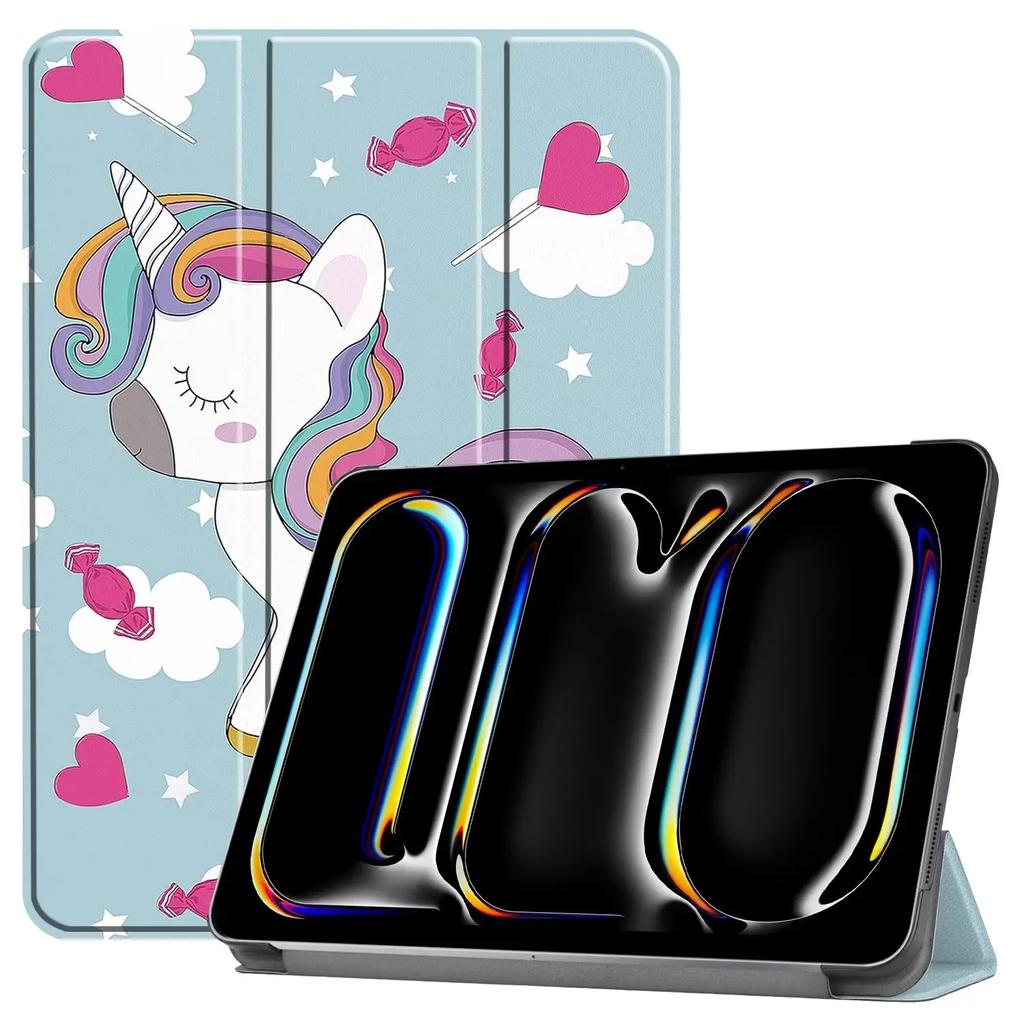 Hülle für Apple iPad Pro 11 2024 PU Flip Stand Cover für Apple iPad Pro 11 Zoll (M4) Tablet-Hülle Funda
