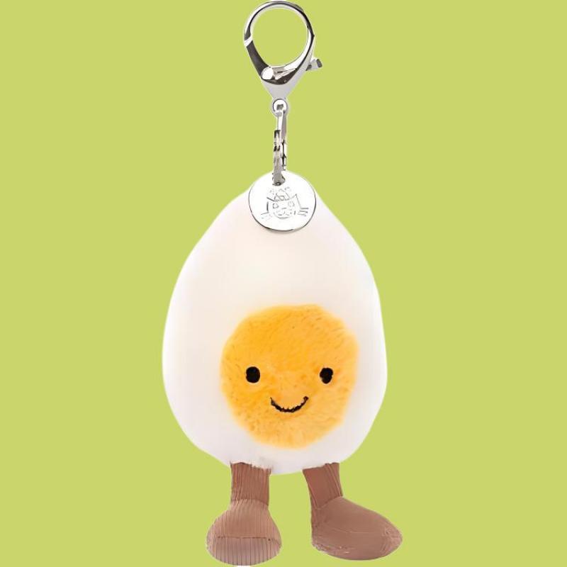 Jellycat Easter Series Charm Boiled Egg Cute Doll Plush Pendant 10cm High