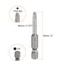 1/5/10pcs Phillips Screwdriver Bit 1/4" Hex Shank 50mm Long Magnetic S2 Steel Screw Driver Bit Cross Head Electric Drill Bits