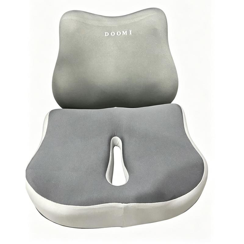 Office Seat Cushion Backrest Integrated Seat Cushion For Lumbar Support Pressure Relief Memory Foam Seat Cushion