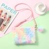 Rainbow Plush Bag Handbag Crossbody Bags Practical Beautiful Girl Coin Purse Phone Bag