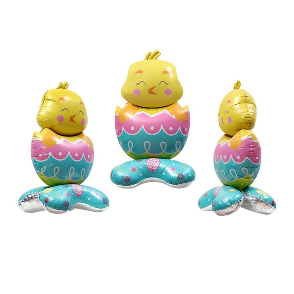 Aluminum Film Bunny Balloon Large Rabbit Balloon Cartoon Easter Balloon  Easter Party